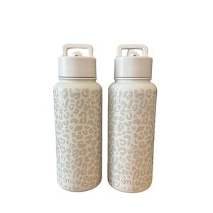 Bundle 2 x Simple Modern Summit 32oz Stainless Steel Water Bottle with Straw Lid